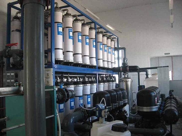 система ультрафильтрации производительностью 160 м3/ч для муниципального водоснабжения